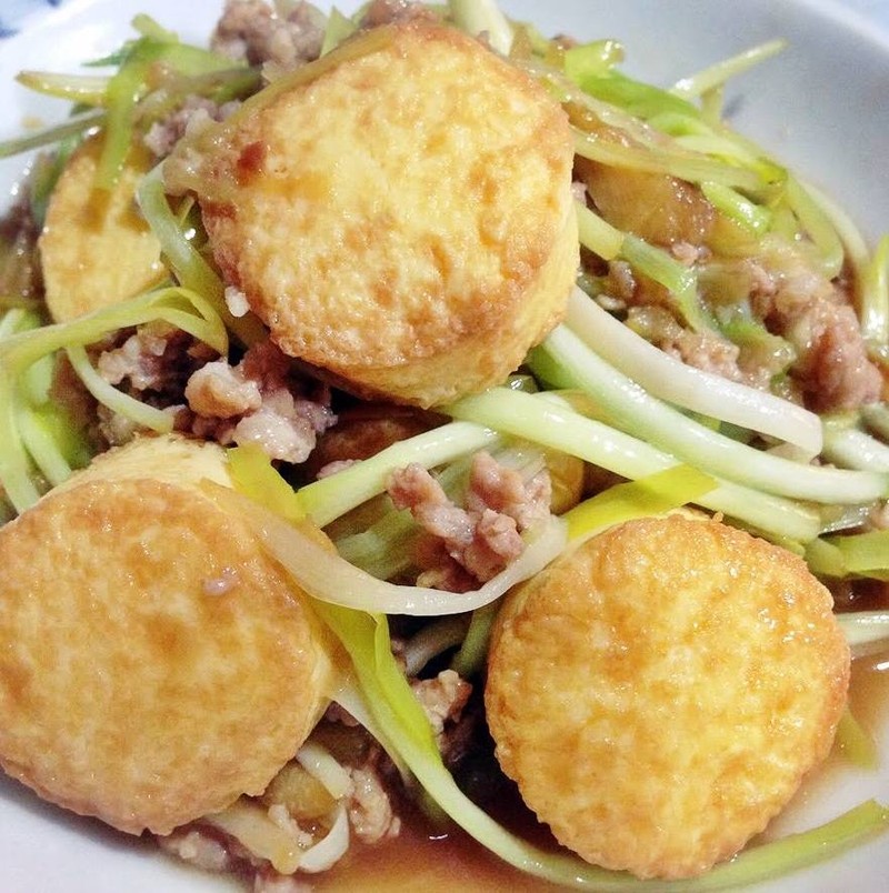 กุ้ยช่ายขาวเต้าหู้ไข่