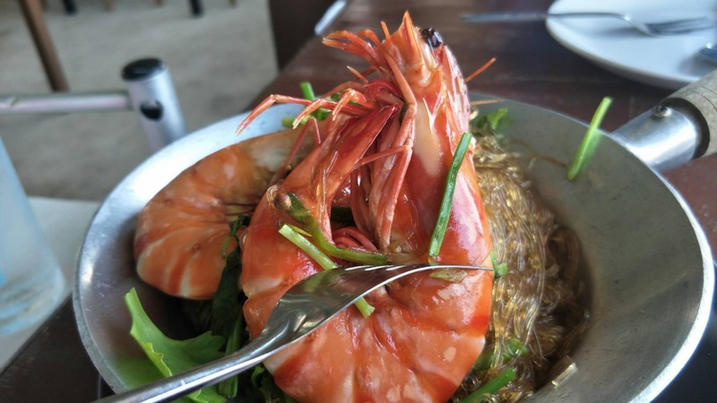 กุ้งอบวุ้นเส้น