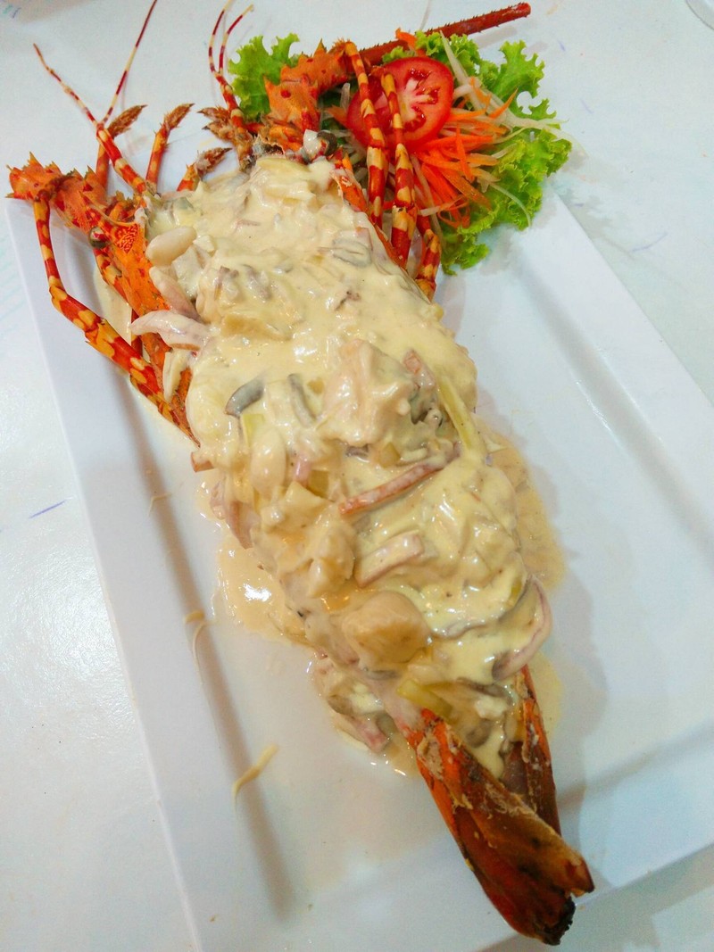 กุ้งมังกรเทอร์มิดอร์ 800 บาท