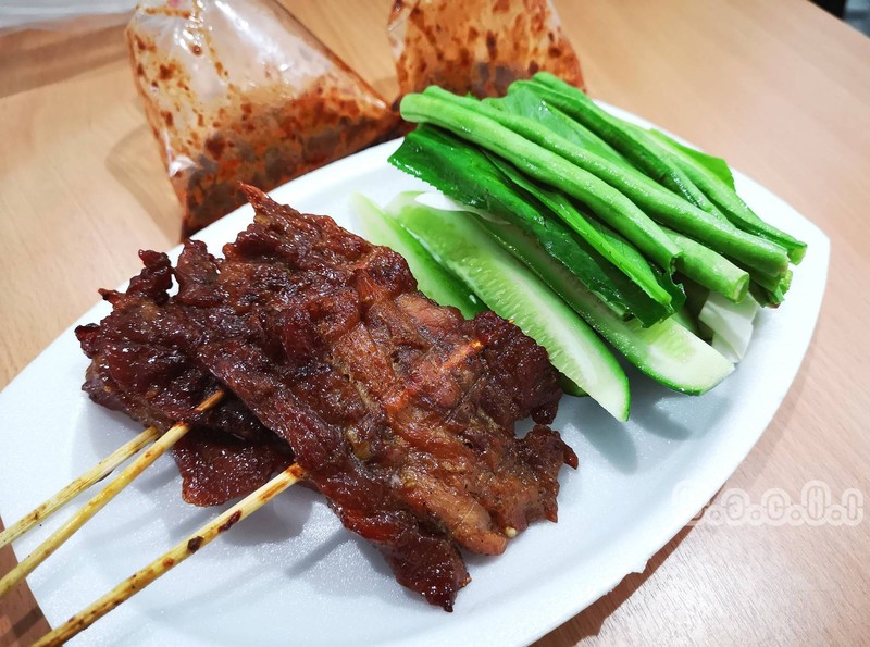 ได้ผักและปลาร้าแยกมา