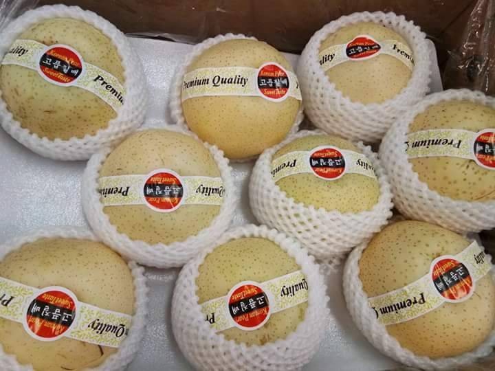 สาลี่หยกหวานฉ่ำลูกโต ลูกละ8-9ขีด