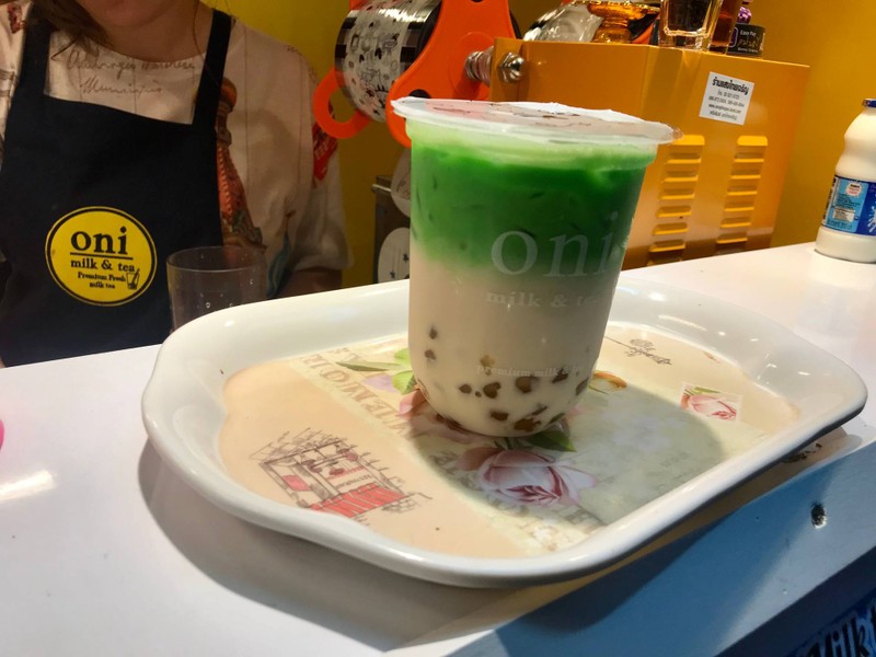 ชานมแคนตาลูป ไข่มุกทองคำเหนียวนุ่มเลยครับบ