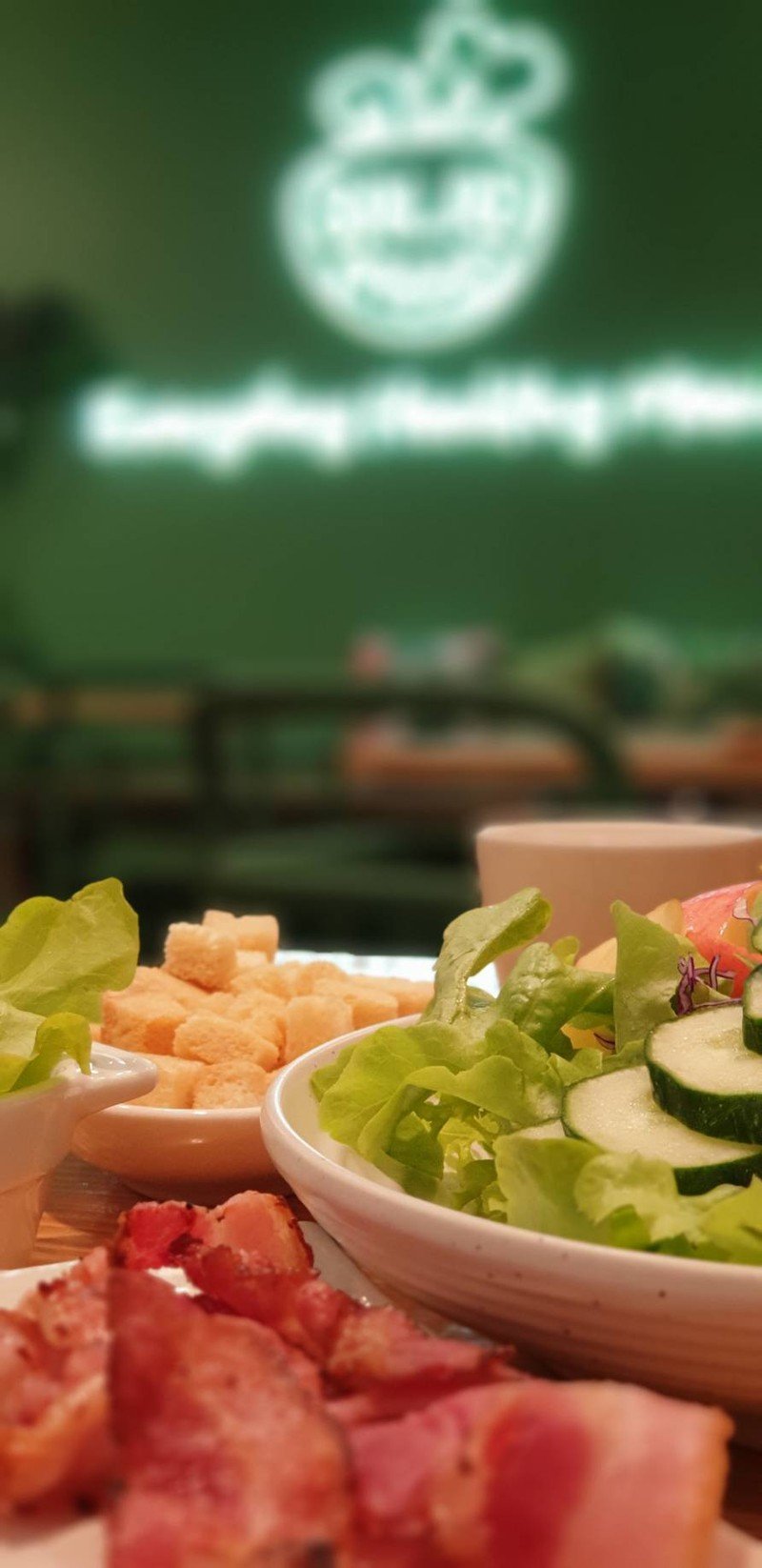 สลัดผักสดๆ