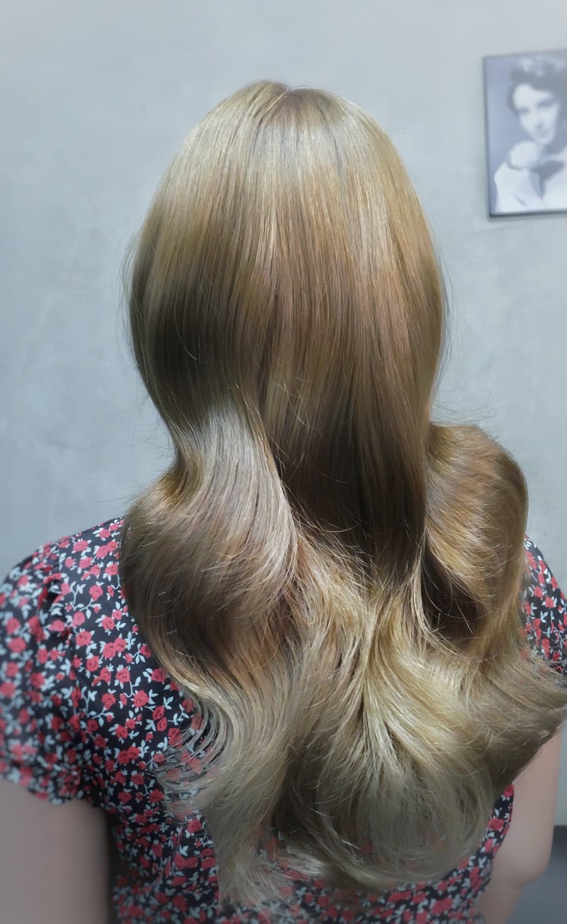 ทำสีพร้อมบำรุง Olaplex 