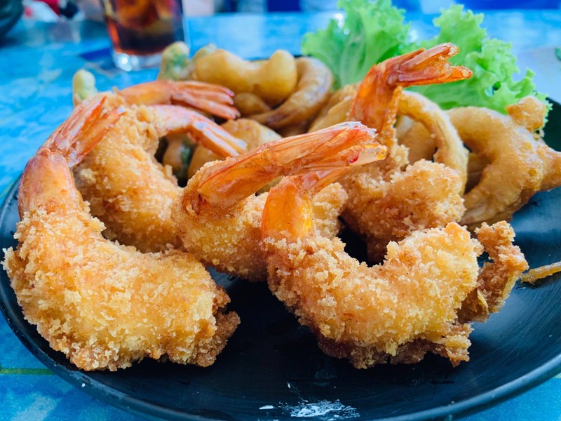 กุ้งสด หวานดี หัวหอมทอดก็อร่อย