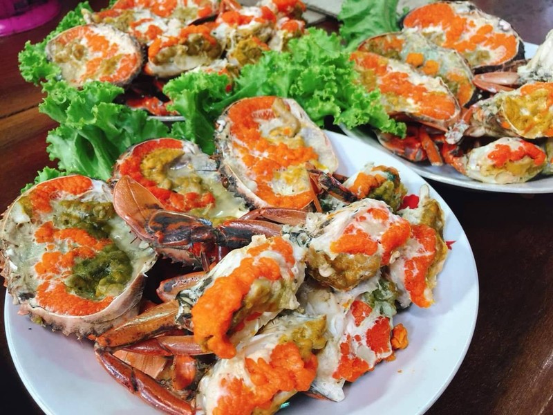 ปูทะเลไข่นึ่งนมสด🤩