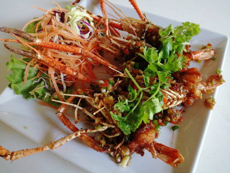 กุ้งคั่วเกลือ