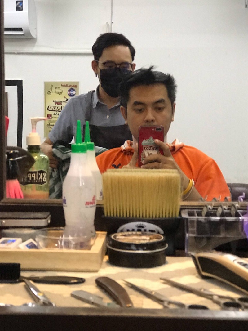 ภาพก่อนตัดผม