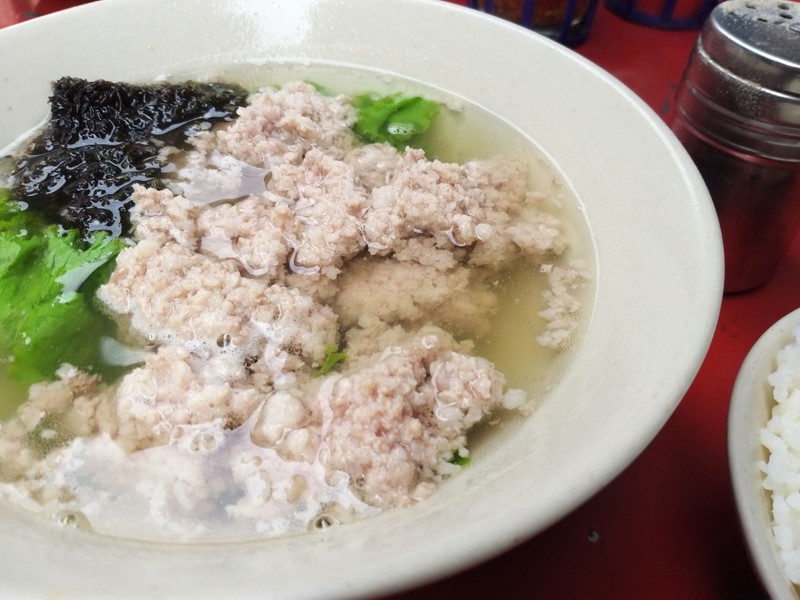 ต้มเลือดหมู(หมูสับล้วน)