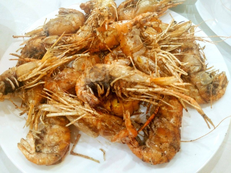 กุ้งแม่น้ำเกลืกกรอบ