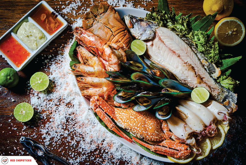 SEAFOOD RED CHOPSTICKS