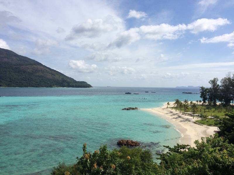 วิวจากห้องอาหารสวยงามสบายตา