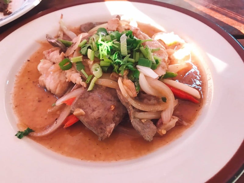 เครื่องในสะดุ้งน้ำมันหอย