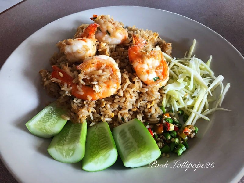 ข้าวผัดมันกุ้ง 😋