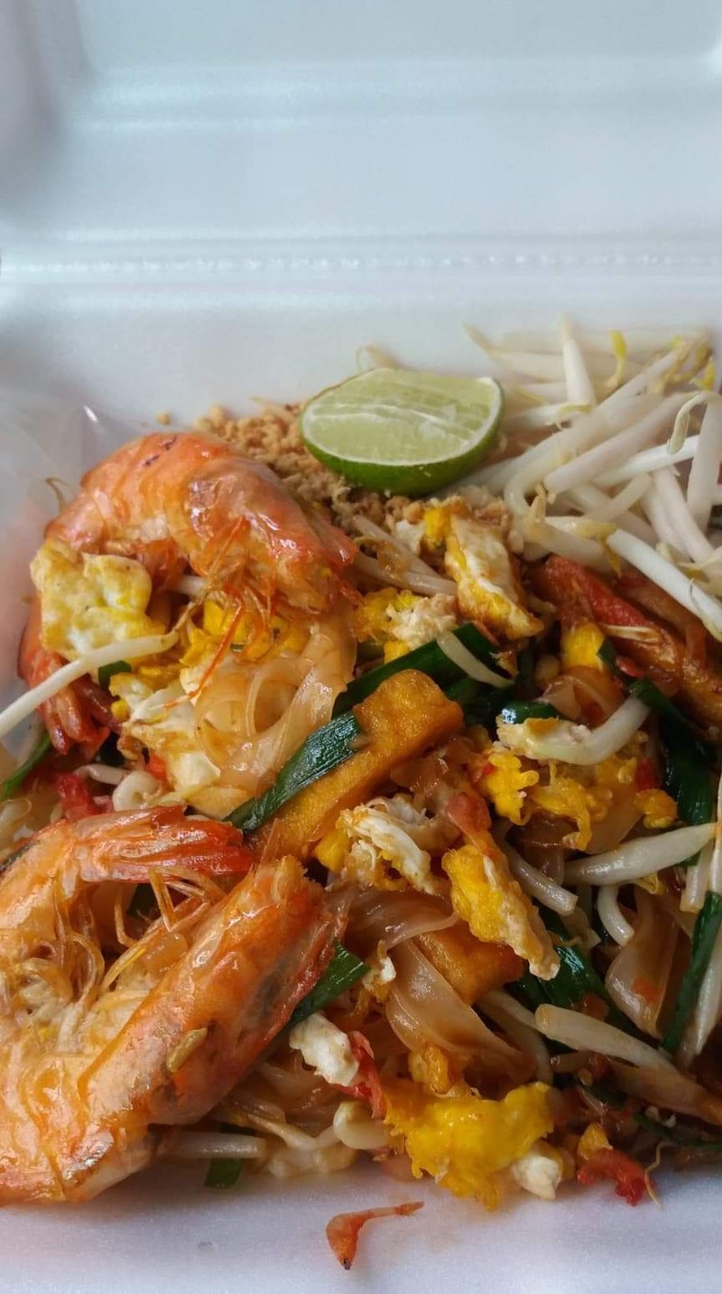 ผัดไทยโบราณใส่ใจทุกขั้นตอนในการปรุง😁😁❤❤