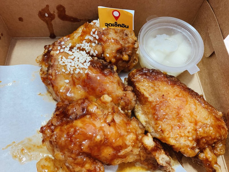 ไก่ทอดเกาหลีซอสฮันนี่+สไปรทซี่ 