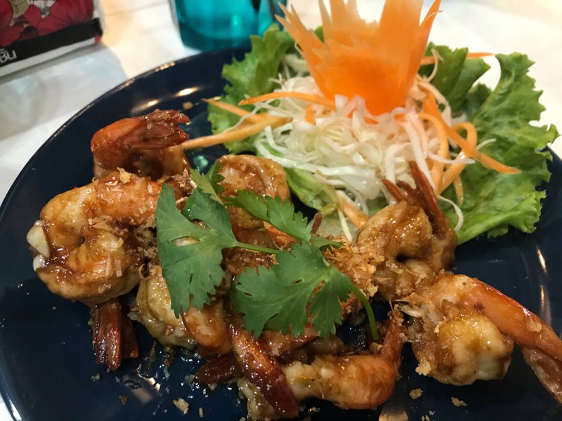 กุ้งทอดกระเทียม80฿ 👍
