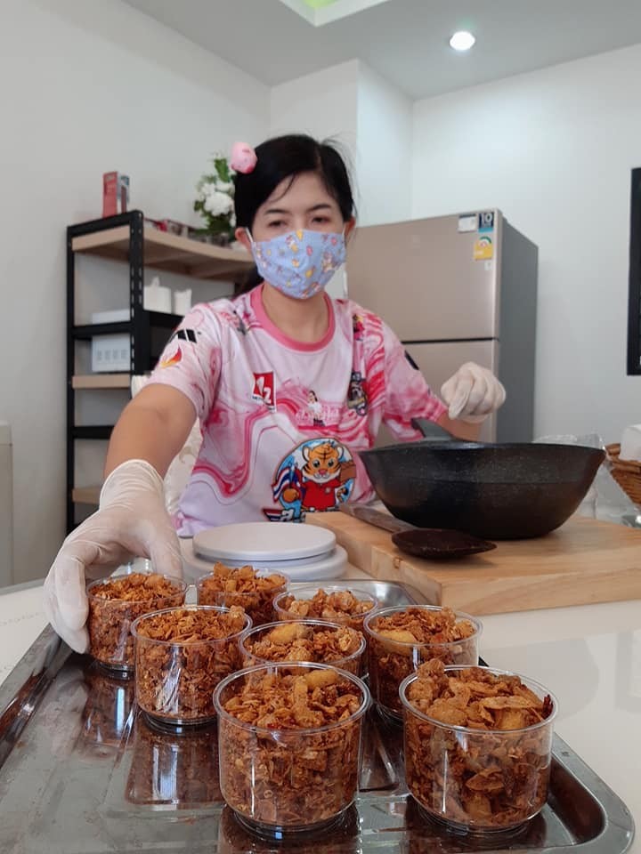  #น้ำพริกกากหมูอุบล #มัชชู #ของดีเมืองวาริน #วงใน #35บาท