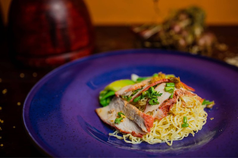 บะหมี่หมูแดงแห้ง