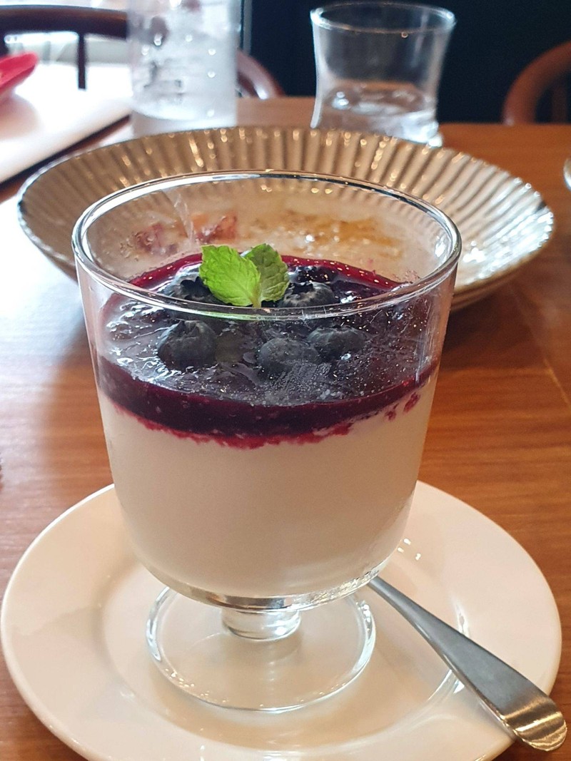 Panna Cotta with Berry Sauce