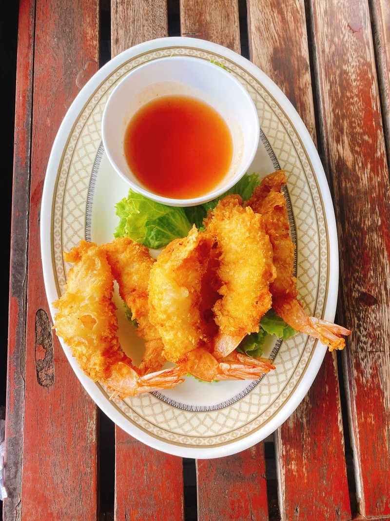 กุ้งชุบแป้งทอด