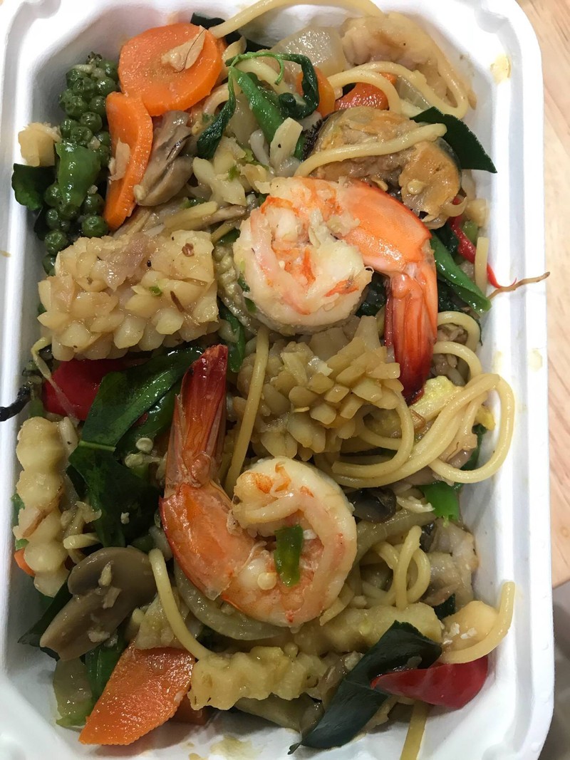 สปาเก๊ตตี้ผัดขี้เมา รสชาติเจ้มจ้น ไม่ใส่ผงชูรส เครื่องเยอะ