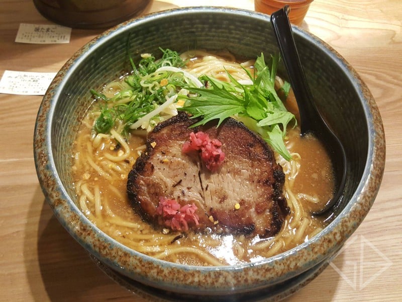 Thick char siu Miso Ramen (1,350 เยน)
