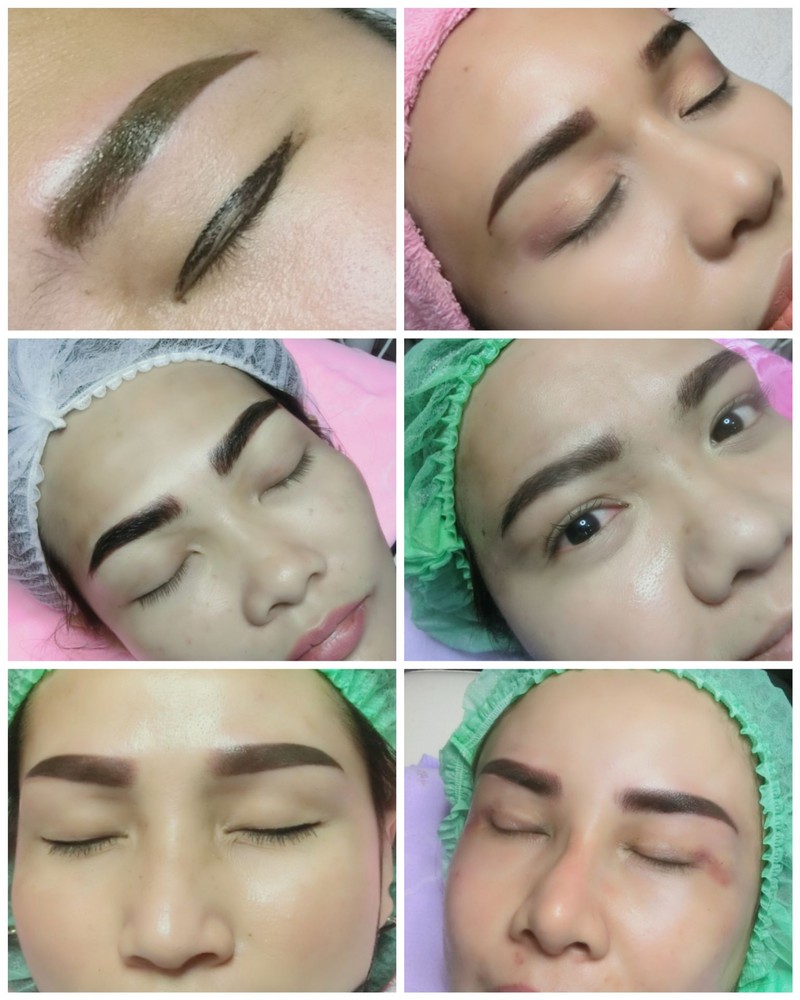 สักคิ้วบางใหญ่. คิ้วผุ่น คิ้วเส้นขน📞094-464-2666