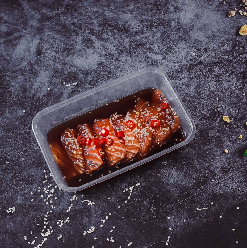 แซลม่อนดองซีอิ๊วเกาหลี 