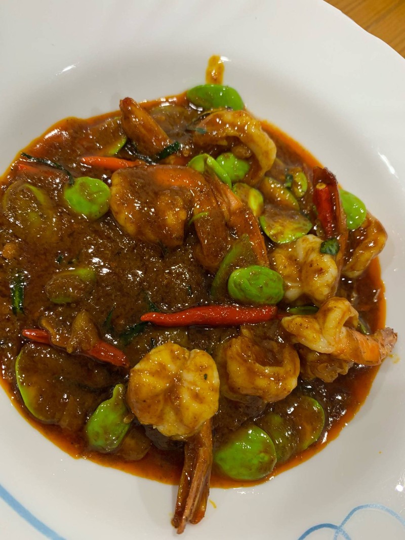 สะตอผัดพริกแกงกุ้ง