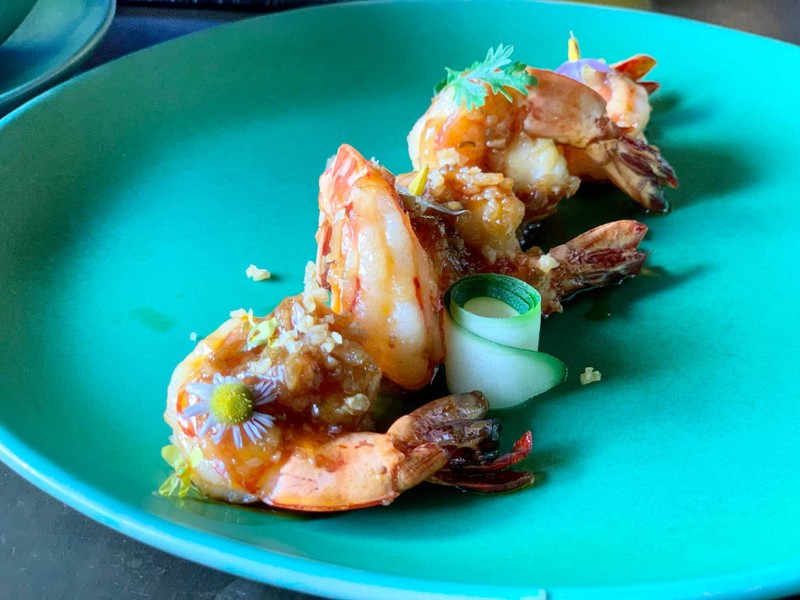 กุ้งทอดกระเทียม