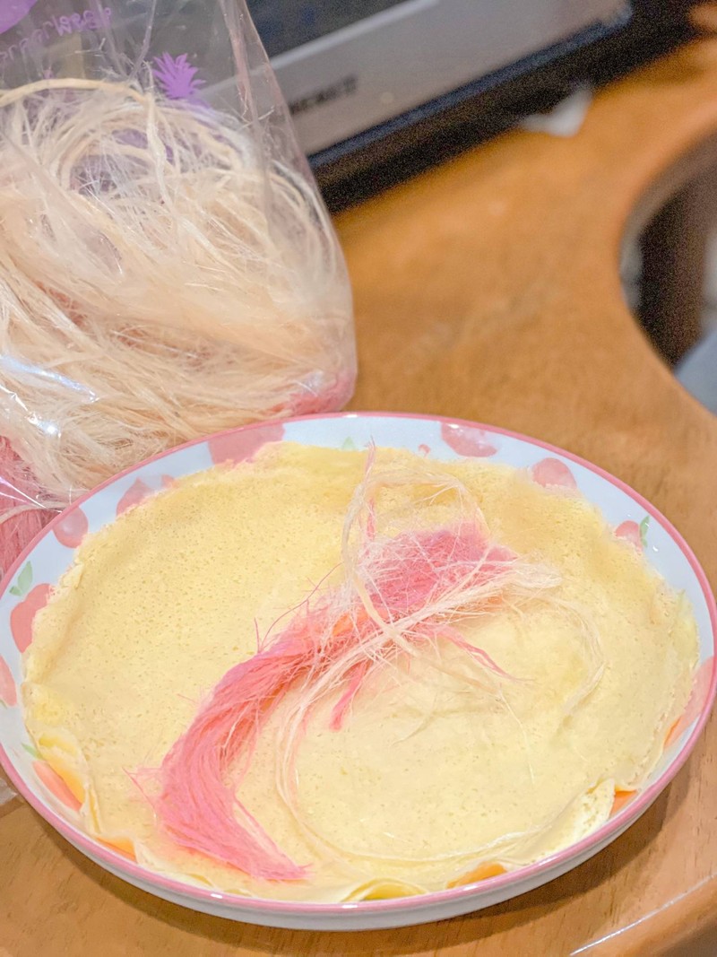 โรตีรสกล้วย สายไหมสตอเบอร์รี่