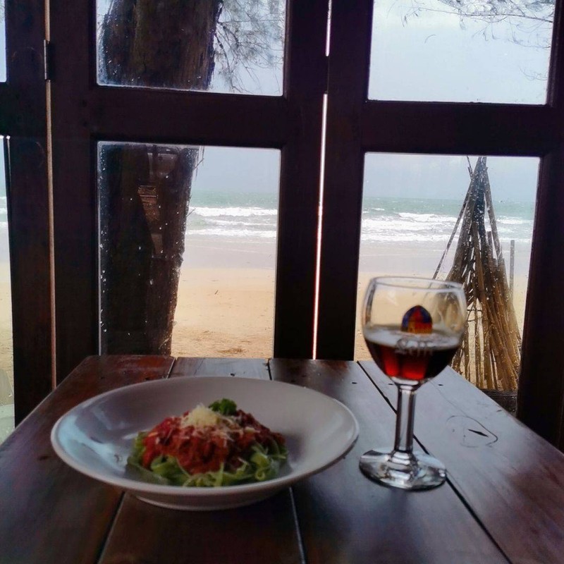 สปาเก็ตตี้เส้น​Home​made​ซอสมะเขือเทศเนื้อสับ​ คือรสชาติประทับใจสุดๆ