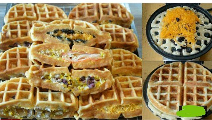 วาฟเฟิล นมสด เนยสด