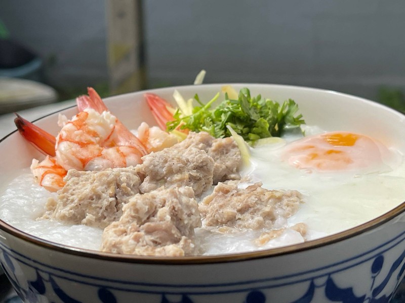 โจ๊กหมู  โจ๊กกุ้ง 