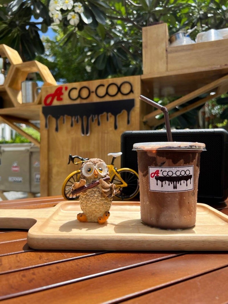 โกโก้เข้มข้นระดับ 2 🥹🥹🥹 คือดีย์มาก หวานละมุนนมสด ใช้นมดีซะด้วย โกโก้เหนียวหนึ