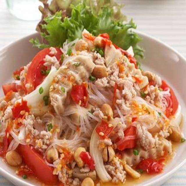 ยำวุ้นเส้น (ส้มตำ ยำแซ่บ)