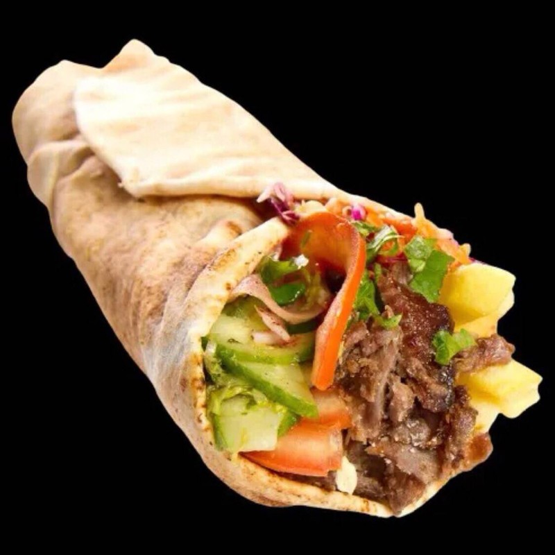 lamb doner kebab roll