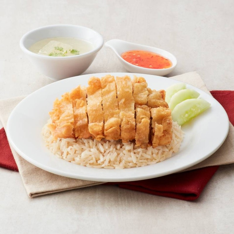 ข้าวมันไก่ทอด