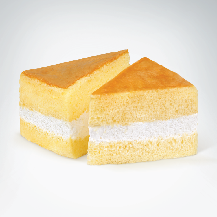 ชิฟฟ่อนสอดไส้มะพร้าว 2 ชิ้น