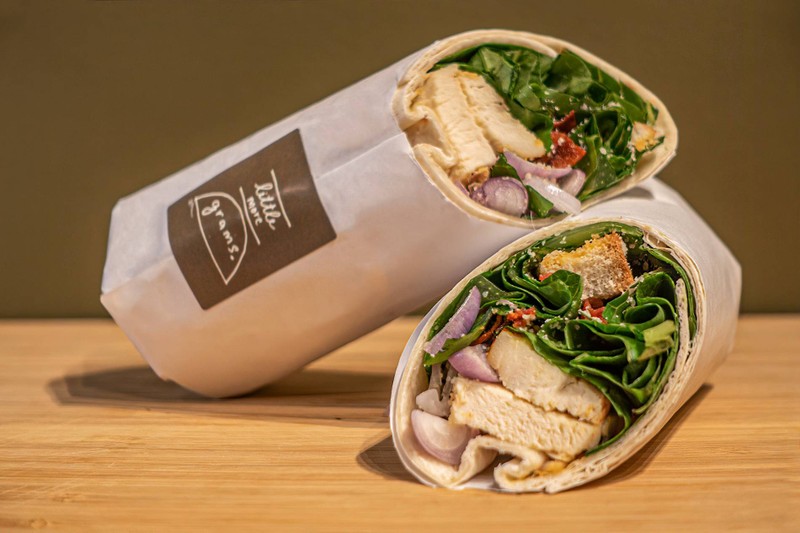 Chicken caesar wrap