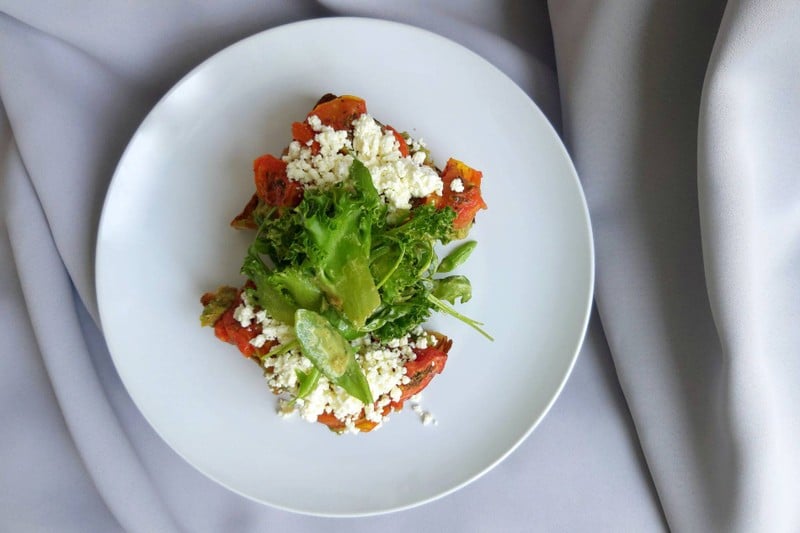 "Avocado" Guacamole, mixed greens with dressing, grain bread toast + choice of 