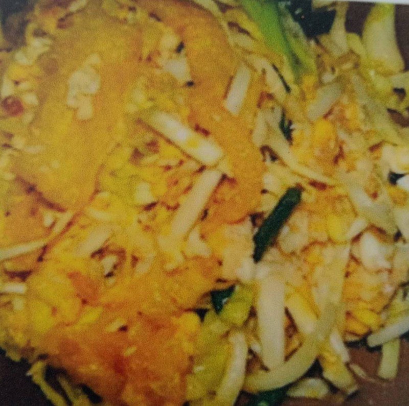 กระเพาะปลาผัดแห้ง