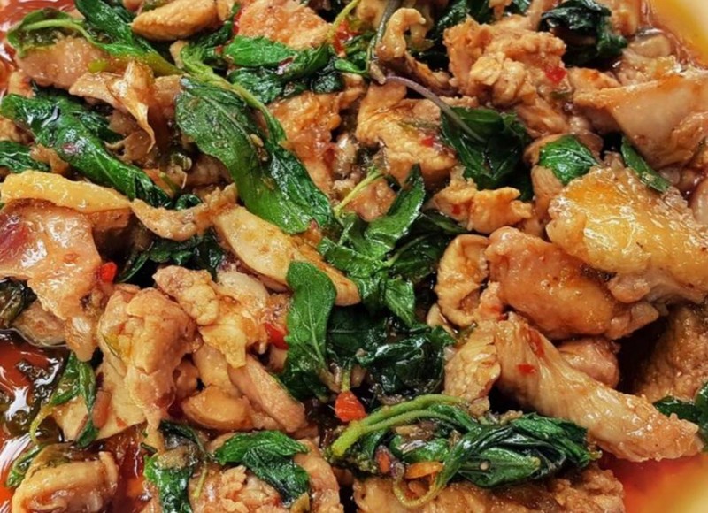 ข้าวกระเพราไก่