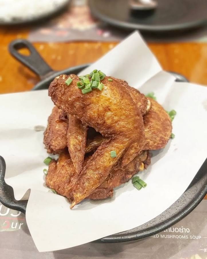 ปีกไก่ทอดไซส์ S (120.-)