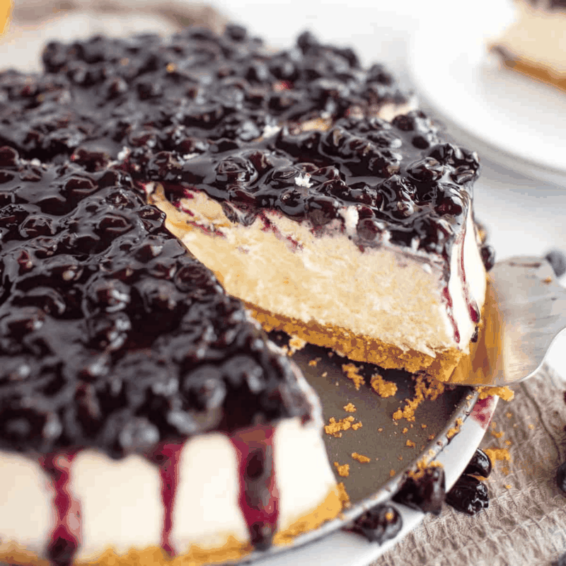 Blueberry cheese cake