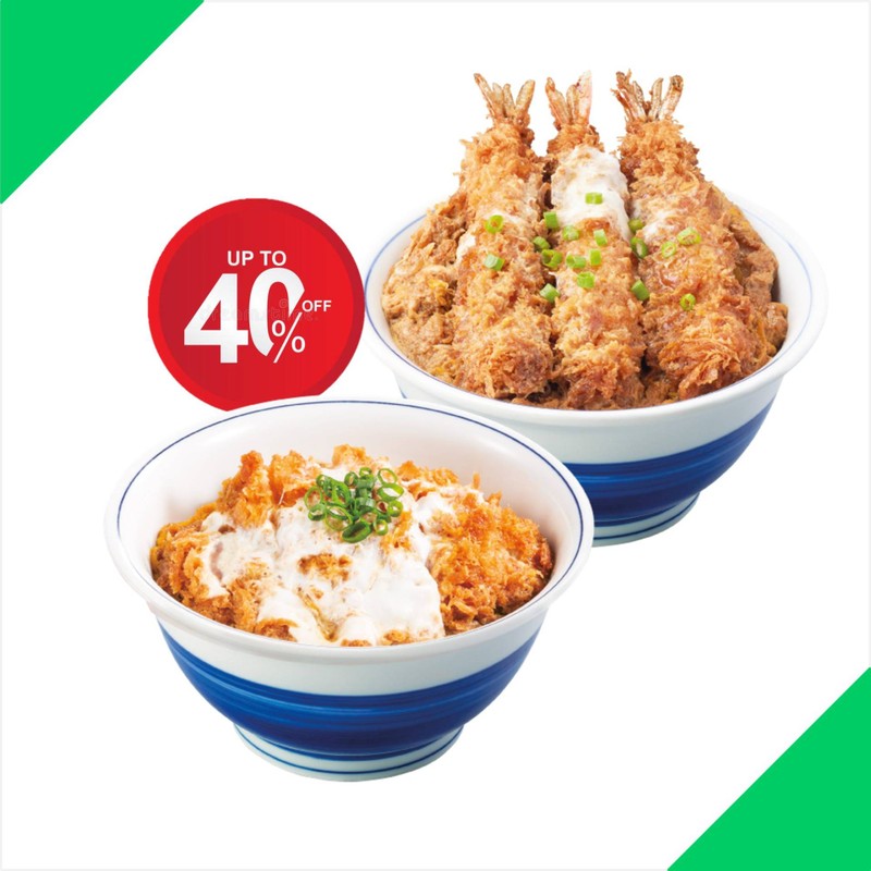 ซื้อคัตสึด้งกุ้ง ราดไข่ แถมฟรี! คัตสึด้งไก่ ราดไข่ (ปกติ)