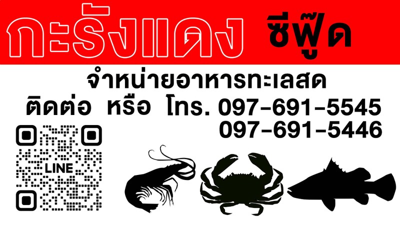 ปลาสด อาหารทะเลสดทุกวัน ราคาถูก (ร้านกะรังแดงซีฟู้ด)