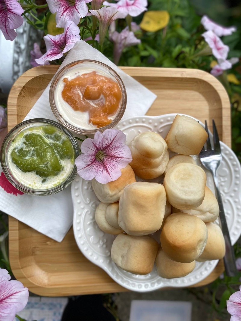 ขนมปังนุ่ม>ใส้สังขยาอร่อยยย