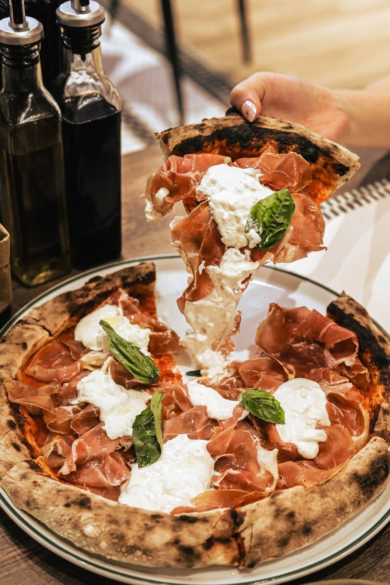 Parma Ham & Stracciatella Pizza